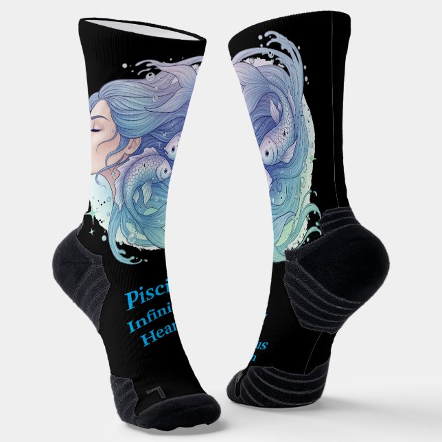 Calcetines Lady Piscis – Detalle creativo Socken (Gewinkelt)
