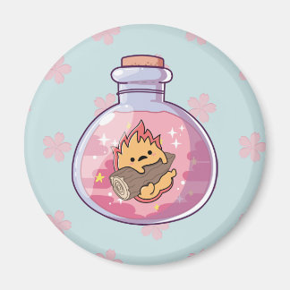 Calcifer imán de Studio Ghibli kawaii Magnet