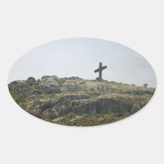 Calcomania Ovaler Aufkleber