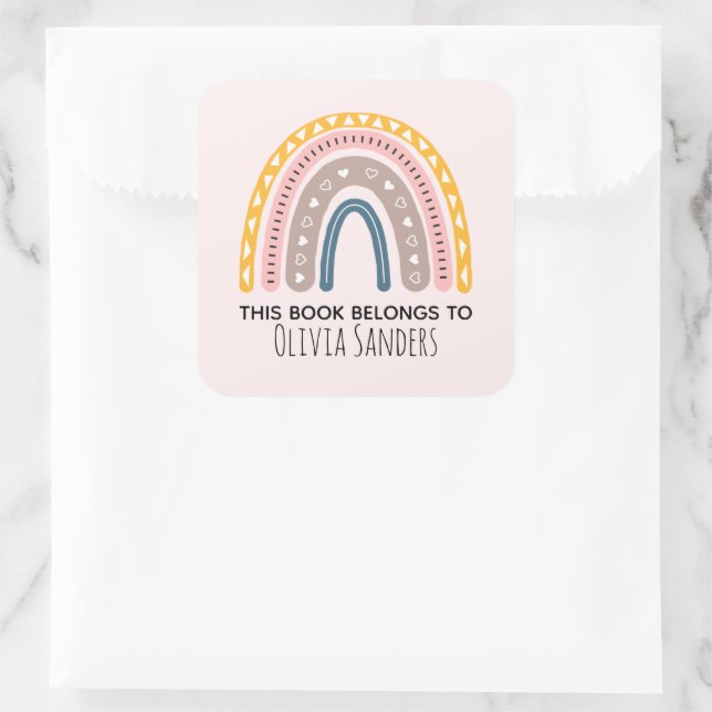 Calcomanía Quadratischer Aufkleber (Tasche)