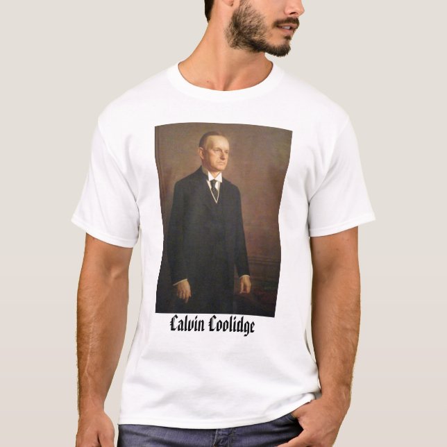 calcool, Calvin Coolidge T-Shirt (Vorderseite)