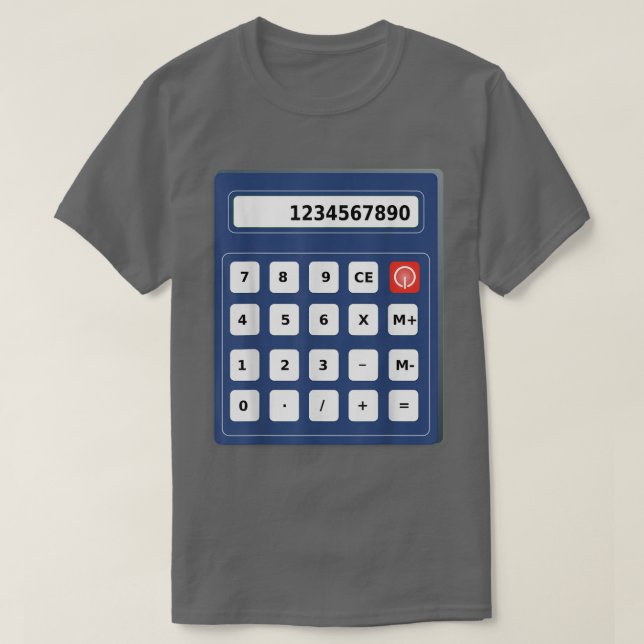 Calculator Halloween Costume 964 T-Shirt (Design vorne)