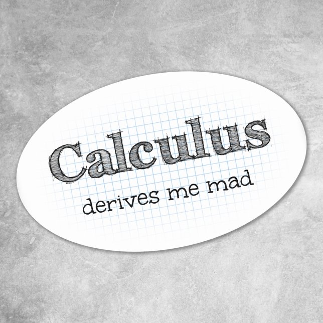 Calculus leitet Mad Math Spaß Stickers ab (Von Creator hochgeladen)