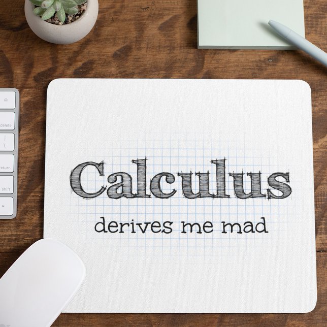 Calculus leitet mir den Mad-Mah-Spaß ab Mousepad (Von Creator hochgeladen)