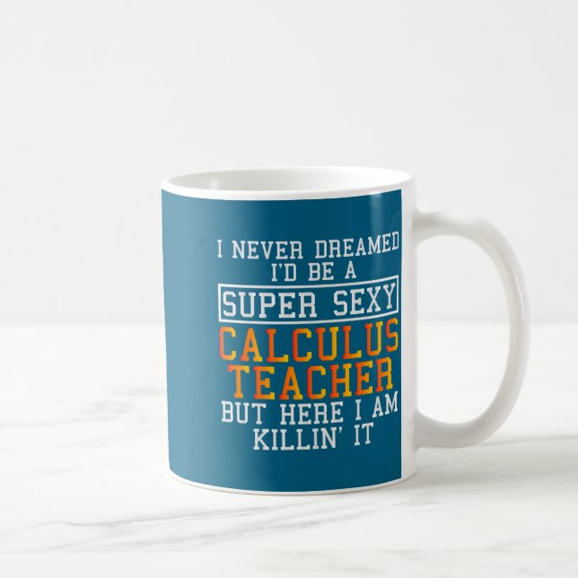 Calculus Teacher Funny Math Professor  Kaffeetasse (Rechts)