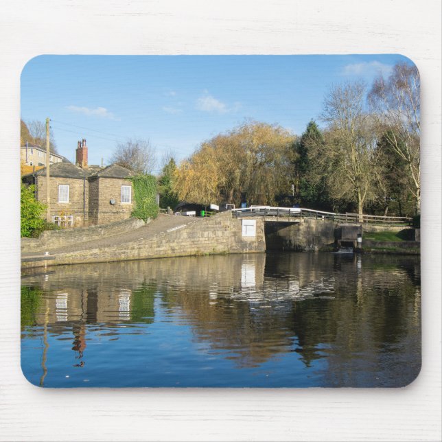Calder and Hebble Navigation. Salterhebble-Schleus Mousepad (Vorne)