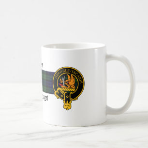 Calder schottische Wappen- und Tartan-Tasse Kaffeetasse
