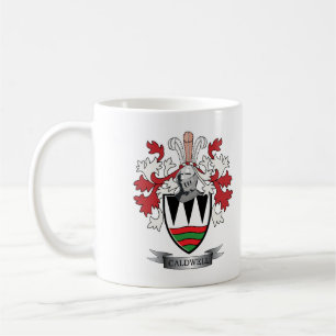 Caldwell Familienwappen-Wappen Kaffeetasse