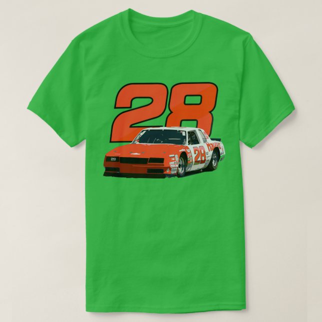 Cale Yarborough 28 Monte Carlo Race Car T-Shirt (Design vorne)