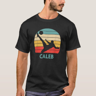 Caleb Name Gift Personalisiert Soccer T-Shirt