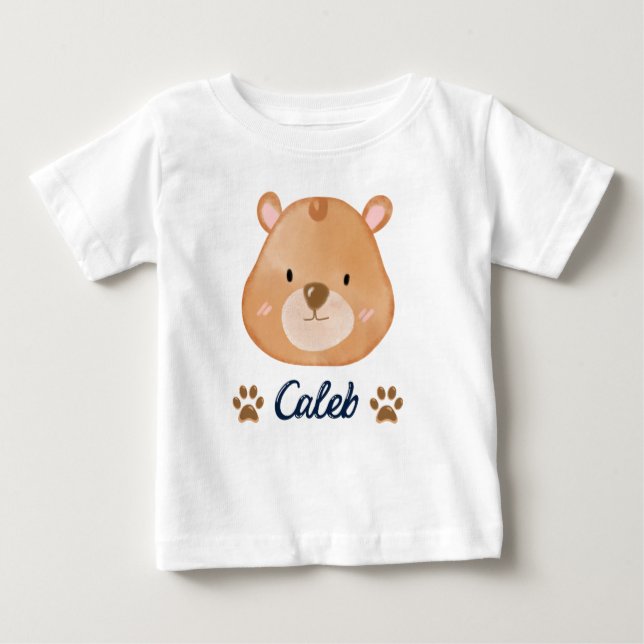 Caleb Panda Baby T-shirt (Vorderseite)