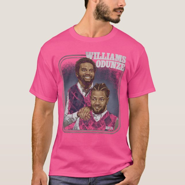 Caleb Williams Rome Odunze Chicago Step Brothers T-Shirt (Vorderseite)