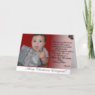 CalebCHRISTMAS Feiertagskarte