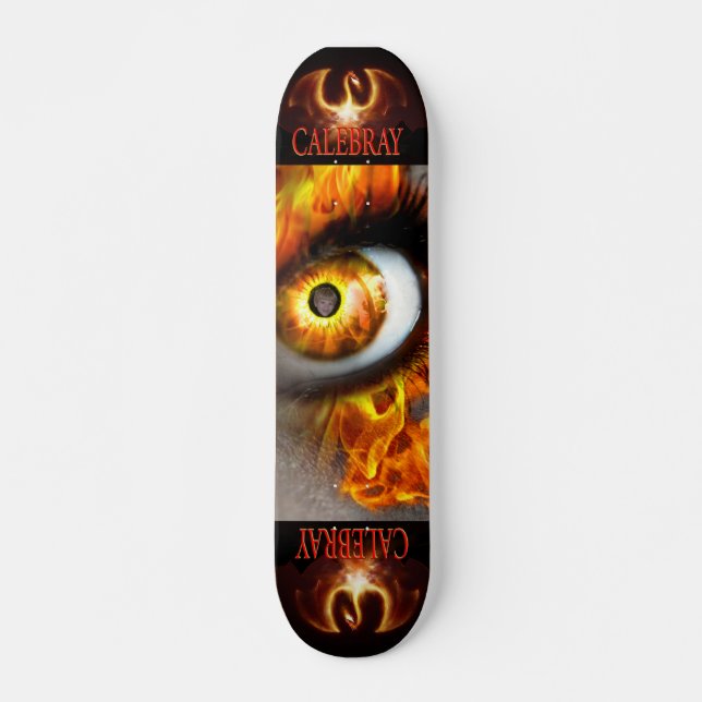 CALEBRAY FEUER-AUGE SKATEBOARD (Vorne)