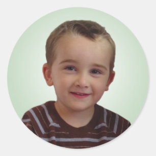 Caleb's Gesichtsaufkleber Runder Aufkleber