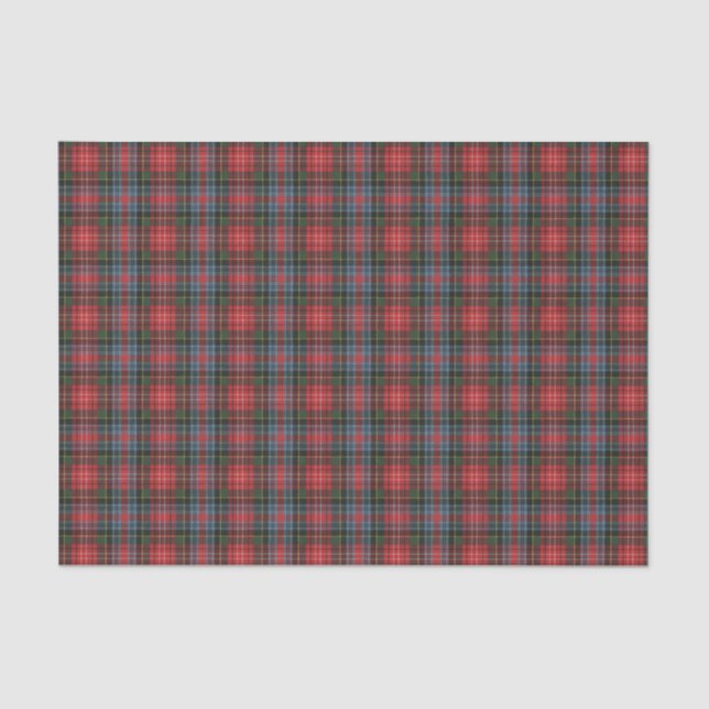 Caledonia Modern Scottish Tartan Seidenpapier (Vorderseite)