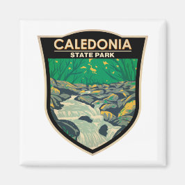 Caledonia Staat Park Pennsylvania Vintages Abzeich Magnet