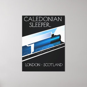 Caledonian Sleeper London Schottland Reiseplakat Leinwanddruck