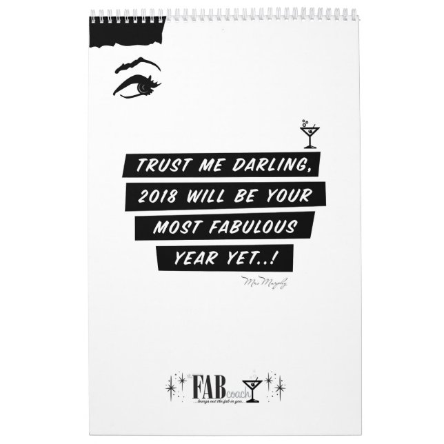 Calendar 2018  - your most fabulous year yet! kalender (Titelbild)