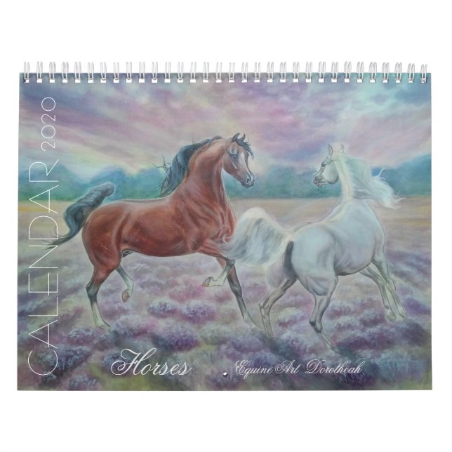 CALENDAR 2020 - HORSES - ART DOROTHEAH KALENDER (Titelbild)