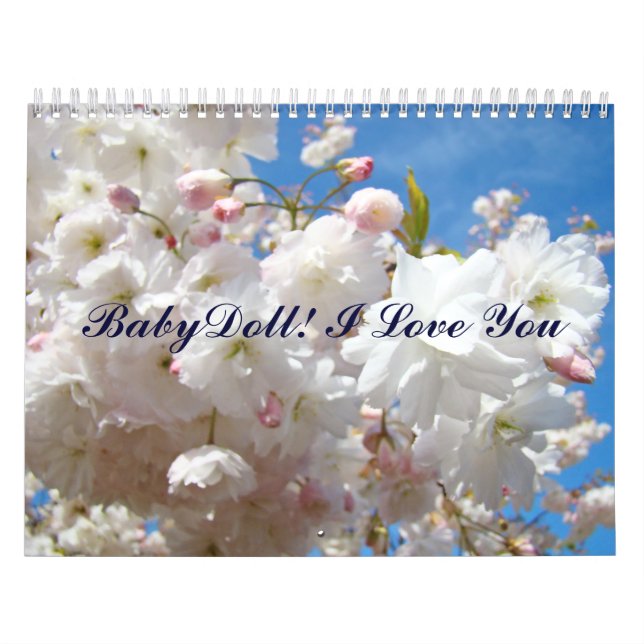 Calendar Baby Puppe! I Liebe Sie Kalender-Blume Kalender (Titelbild)
