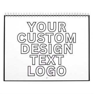 Calendar Custom with Business Logo Personalized  Kalender