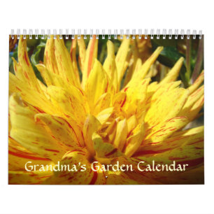 CALENDAR DAHLIAS BLUME Großartiger Garten Kalender