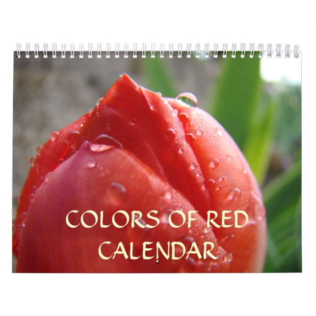 CALENDAR - Farben der RED CALENDARS Blumenbäume Kalender (Titelbild)