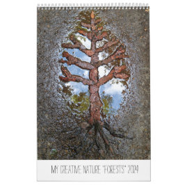 Calendar Forests 2024 Bäume Landart Natur Kalender