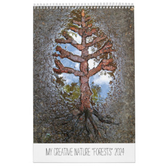 Calendar Forests 2024 Bäume Landart Natur Kalender