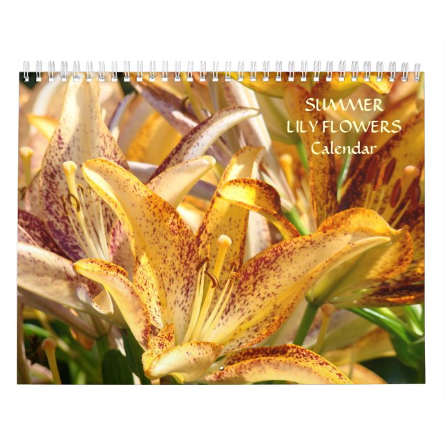 CALENDAR LILIES Kalender LILY Blume Sommer (Titelbild)
