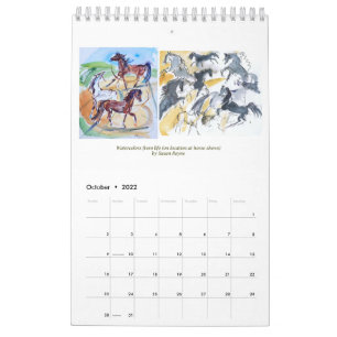 Calendar of Susan Payne Equine Art - 2022 Kalender