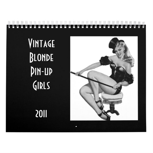 Calendar Vintag Blonde Button-up Girls 2011 Kalender (Titelbild)