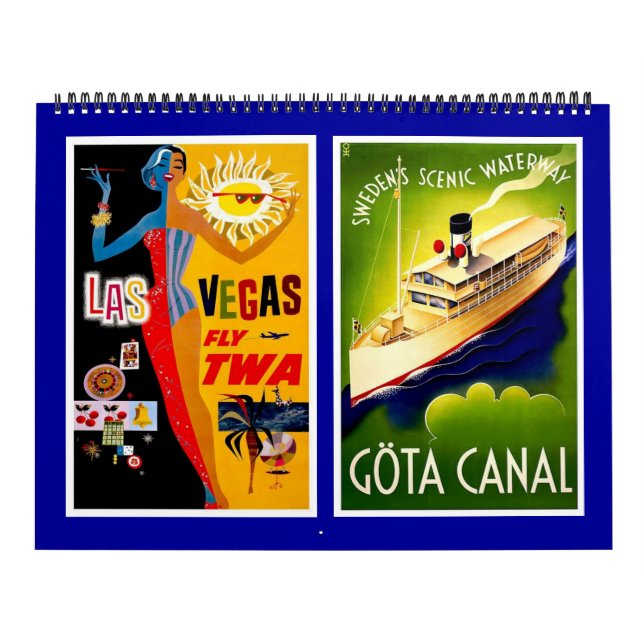 Calendar Vintage Travel Posters 2 Kalender (Titelbild)