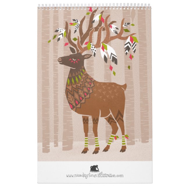 Calendar wild animals kalender (Titelbild)
