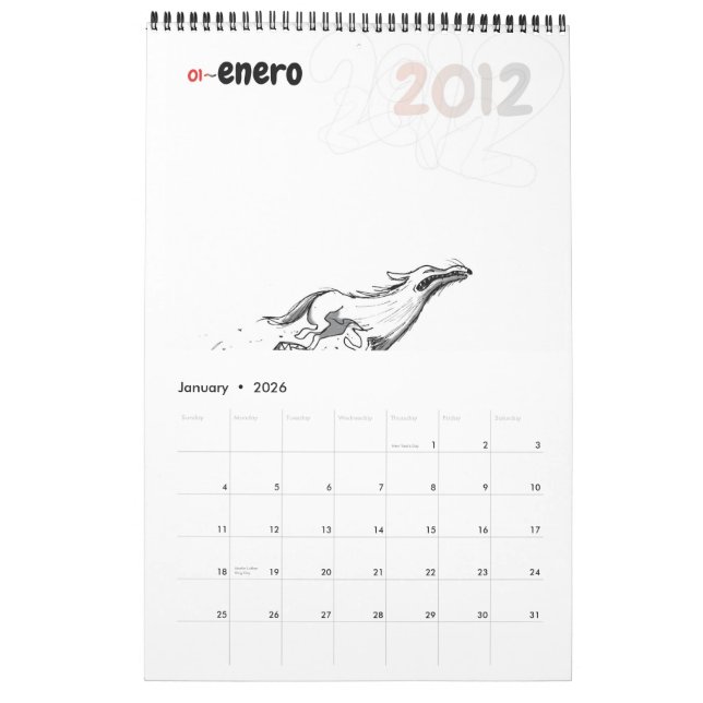 Calendario 2012 YonoFui Kalender (Jan 2026)