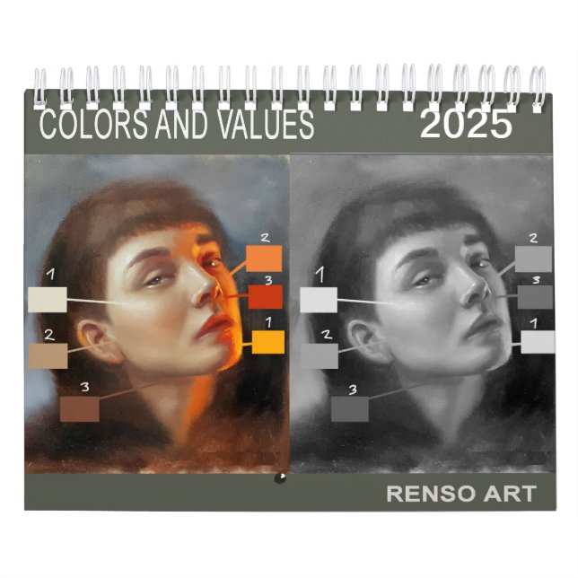 Calendario  Calendar - Renso Art 2025 Kalender (Titelbild)
