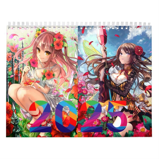 Calendario Chicas Anime 2025 Kalender (Titelbild)