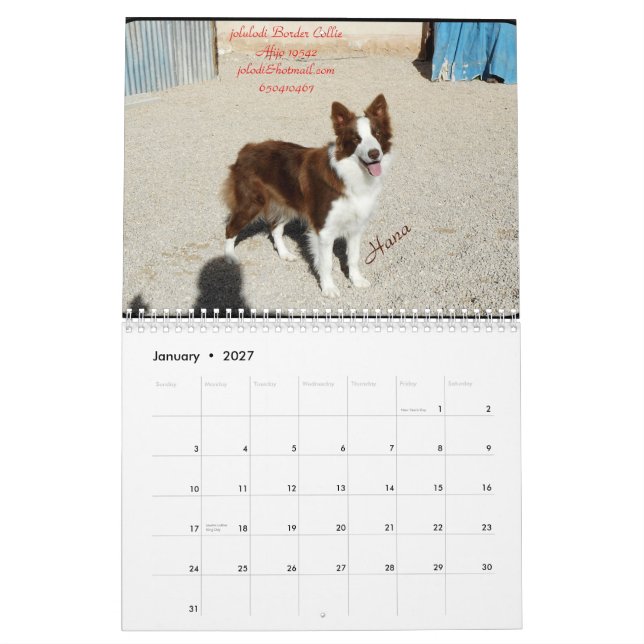 Calendario Kalender (Jan 2027)