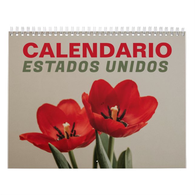 Calendario USA con Festivos | Spanische USA 2026 Kalender (Titelbild)