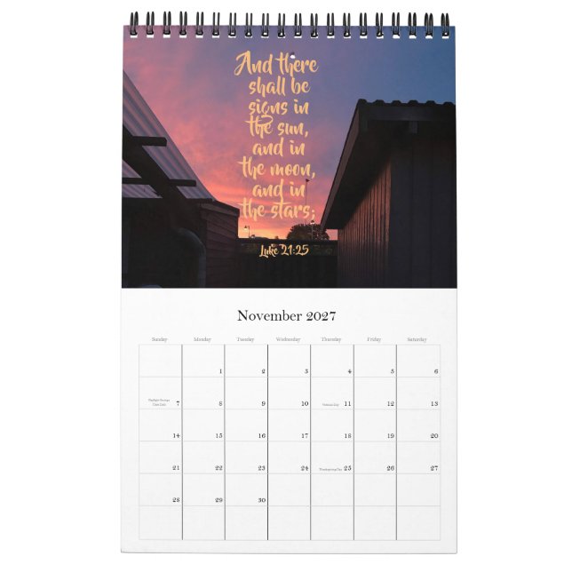 Calender 2020 kalender (Nov 2027)