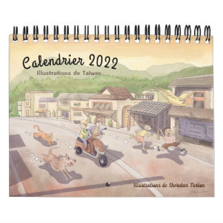 Calendrier 2022 Taïwan (Français) Kalender