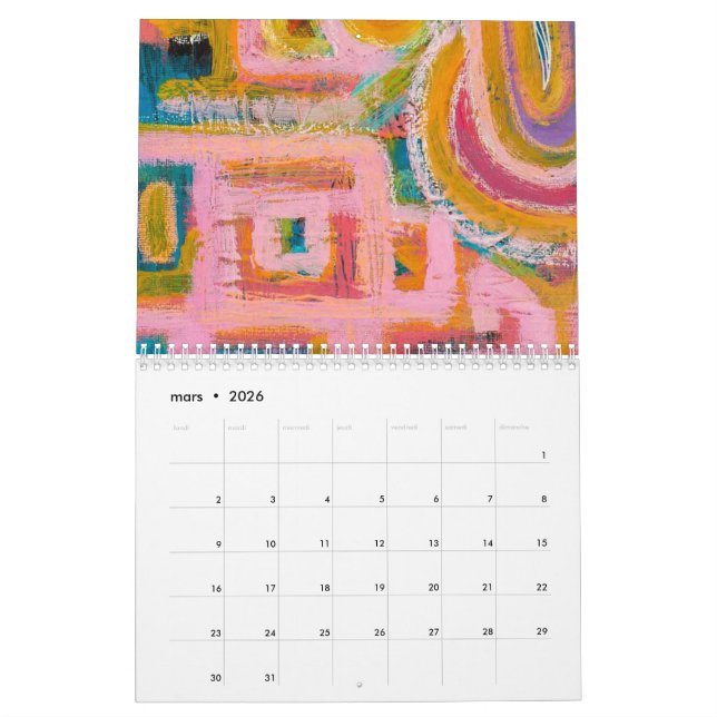 Calendrier 2025 Pat Blanche Art Kalender (Mär 2026)