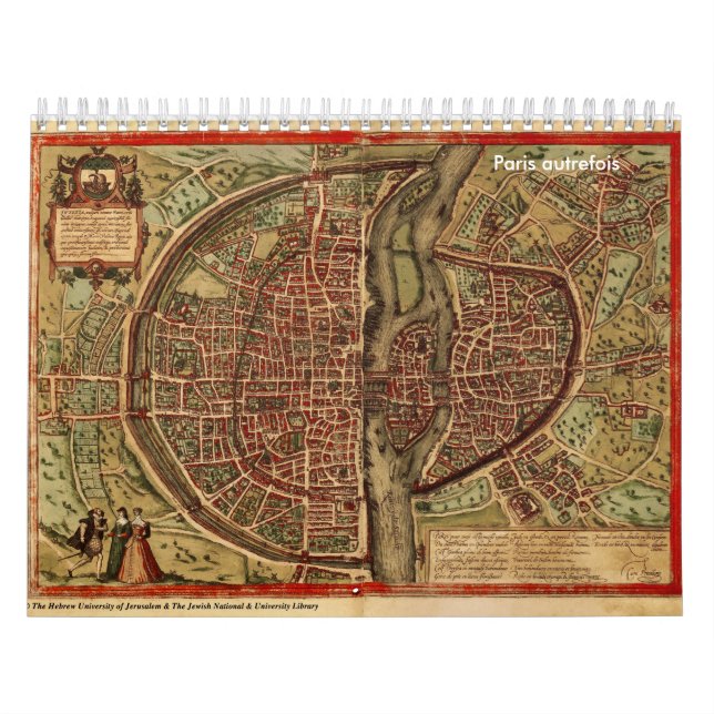 calendrier Paris autrefois Kalender (Titelbild)