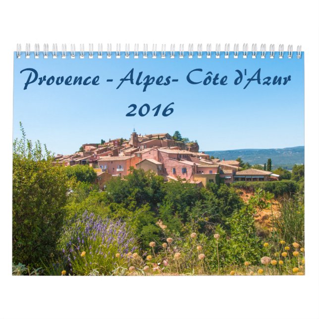 Calendrier Provence-Alpes-Côte d'Azur 2016 Kalender (Titelbild)