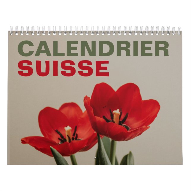 Calendrier Suisse avec Jours Fériés | 2026 Kalender (Titelbild)