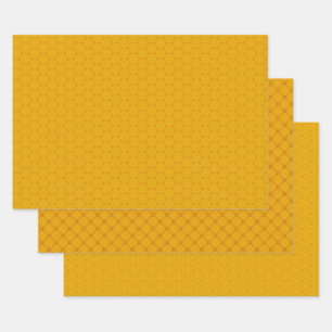 Calendula (Gold) Geschenkpapier Set