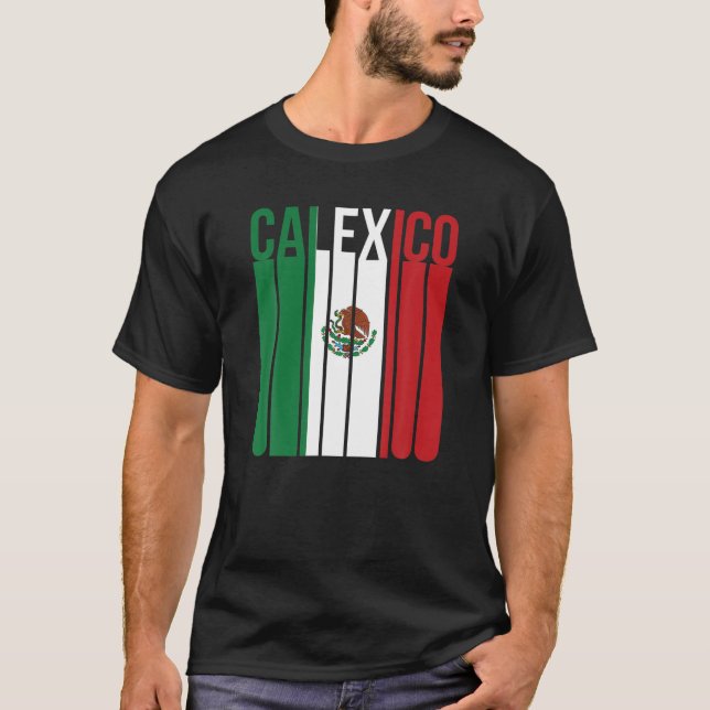 Calexico California Mexiko Tijuana Mexiko Chicago T-Shirt (Vorderseite)