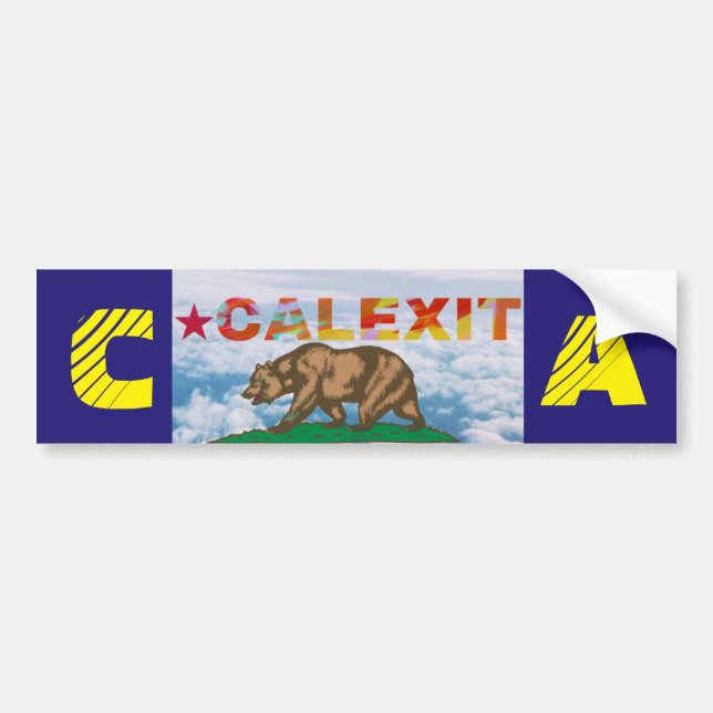 CALEXIT Autoaufkleber (Vorne)