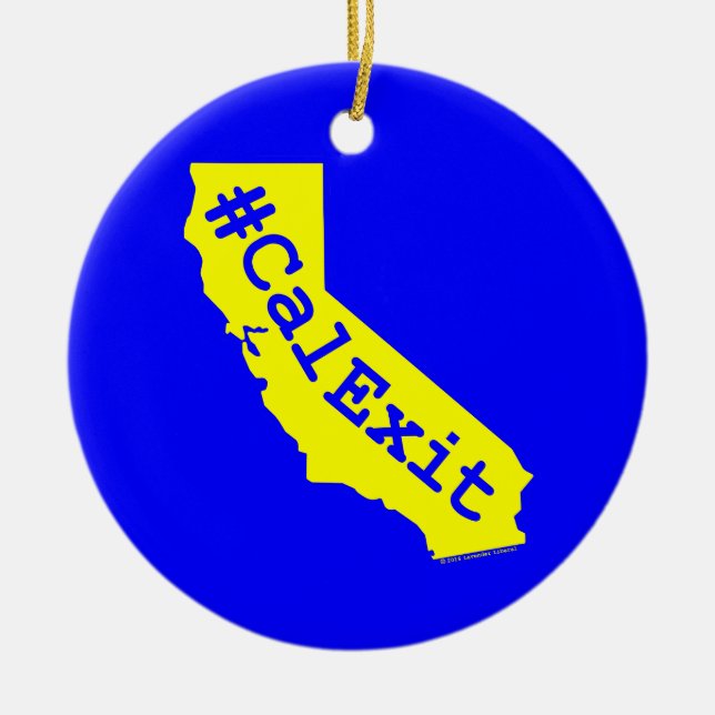 CalExit Keramik Ornament (Vorne)